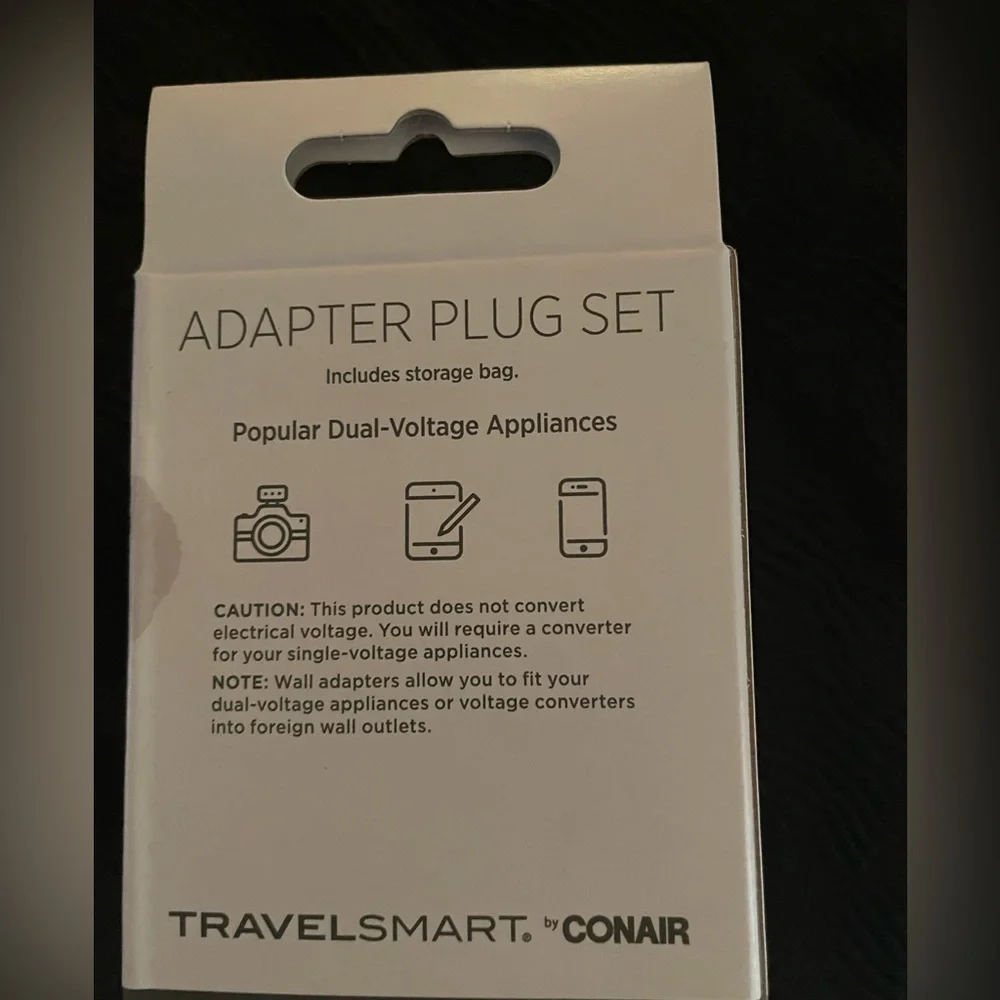 TravelSmart by Adapter Plug Set - White